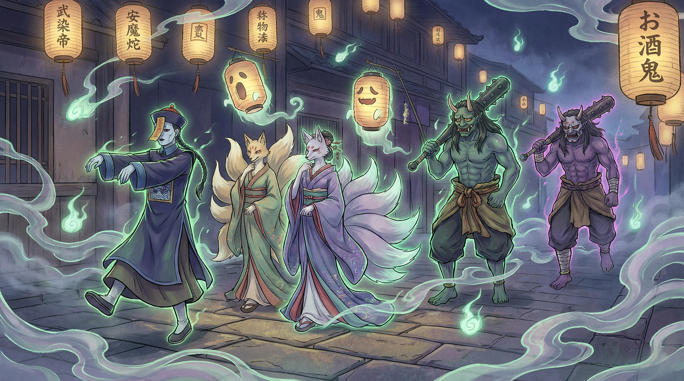 百鬼夜行 - 漂亮的保姆中文版 中日鬼怪动漫